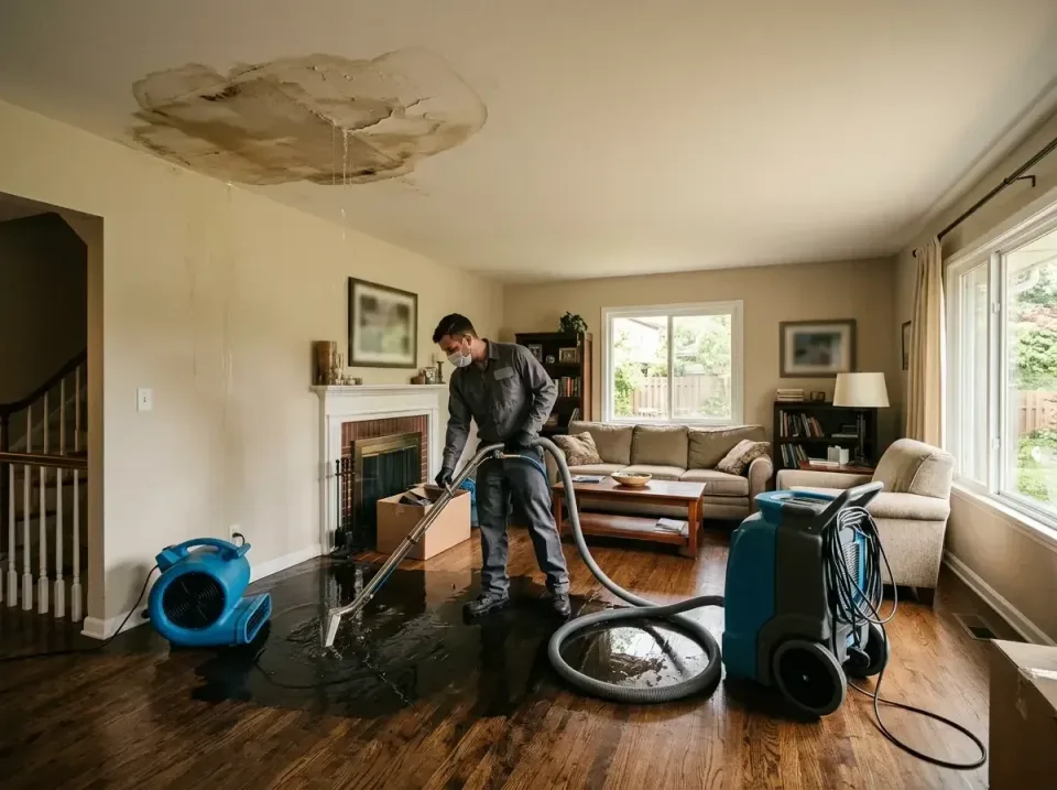 attic-pipe-burst-ceiling-drip-008 — frequently asked questions, Water Damage Restoration & Carpet Care in Berrien Springs, MI